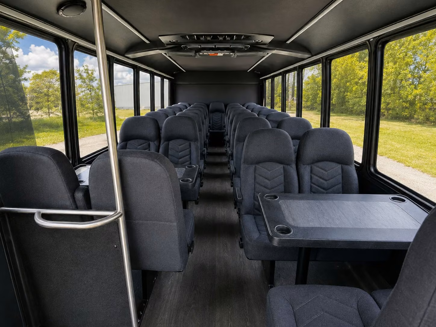 15 passenger minibus inside