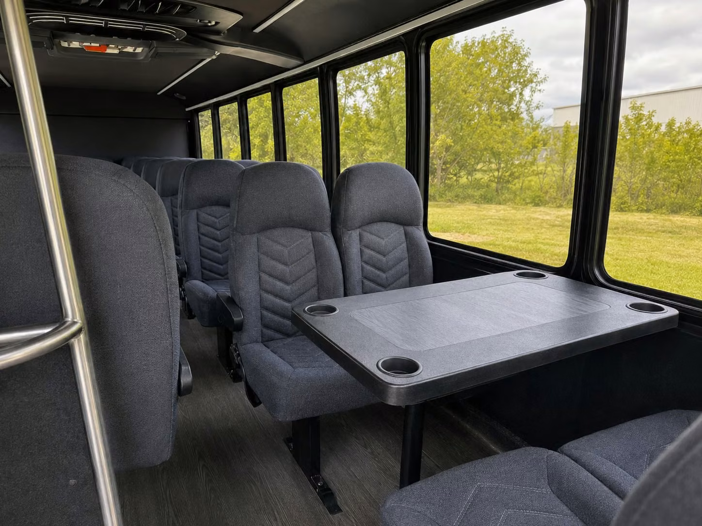 15 passenger minibus interior