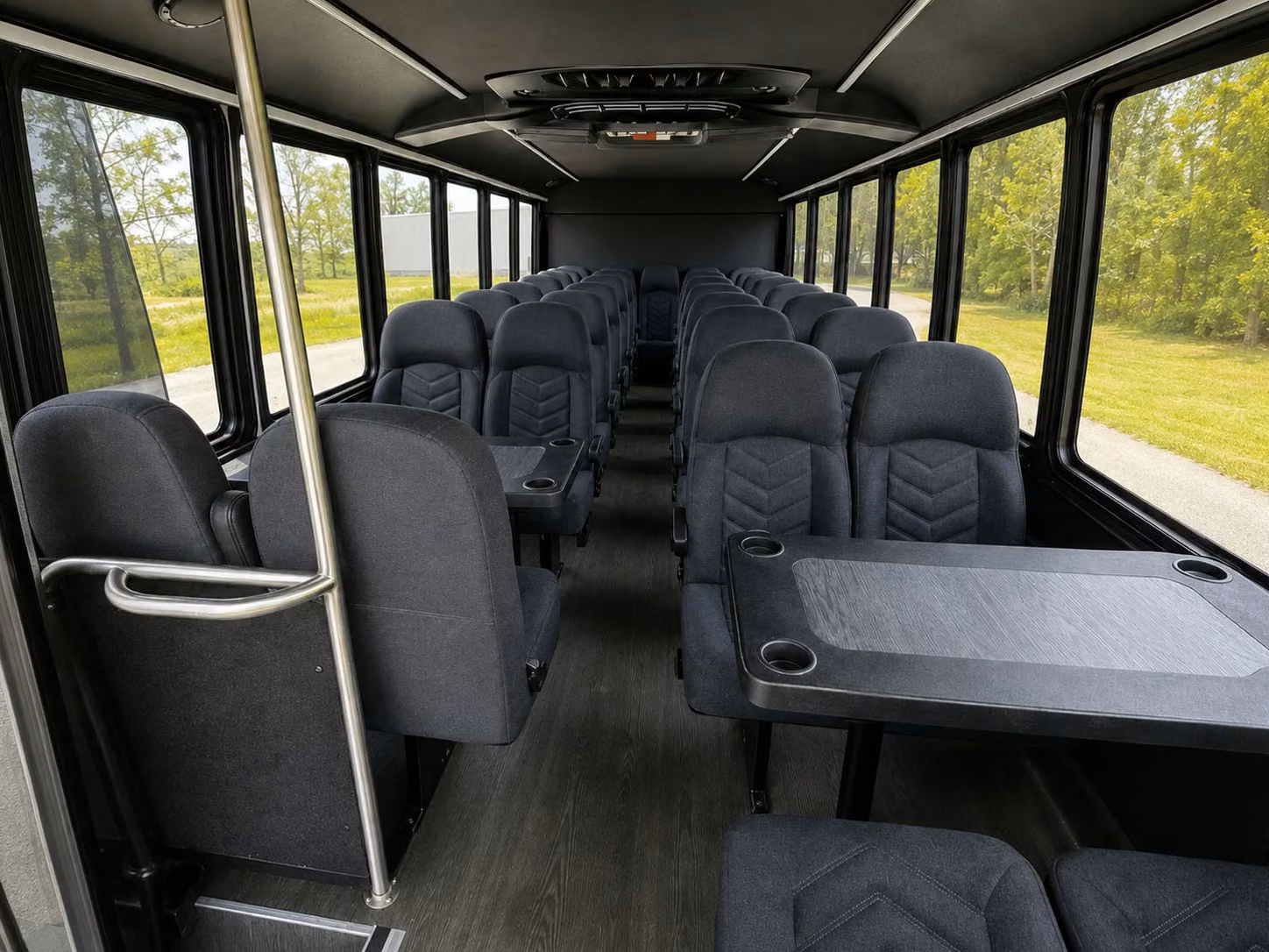 20 passenger minibus interior