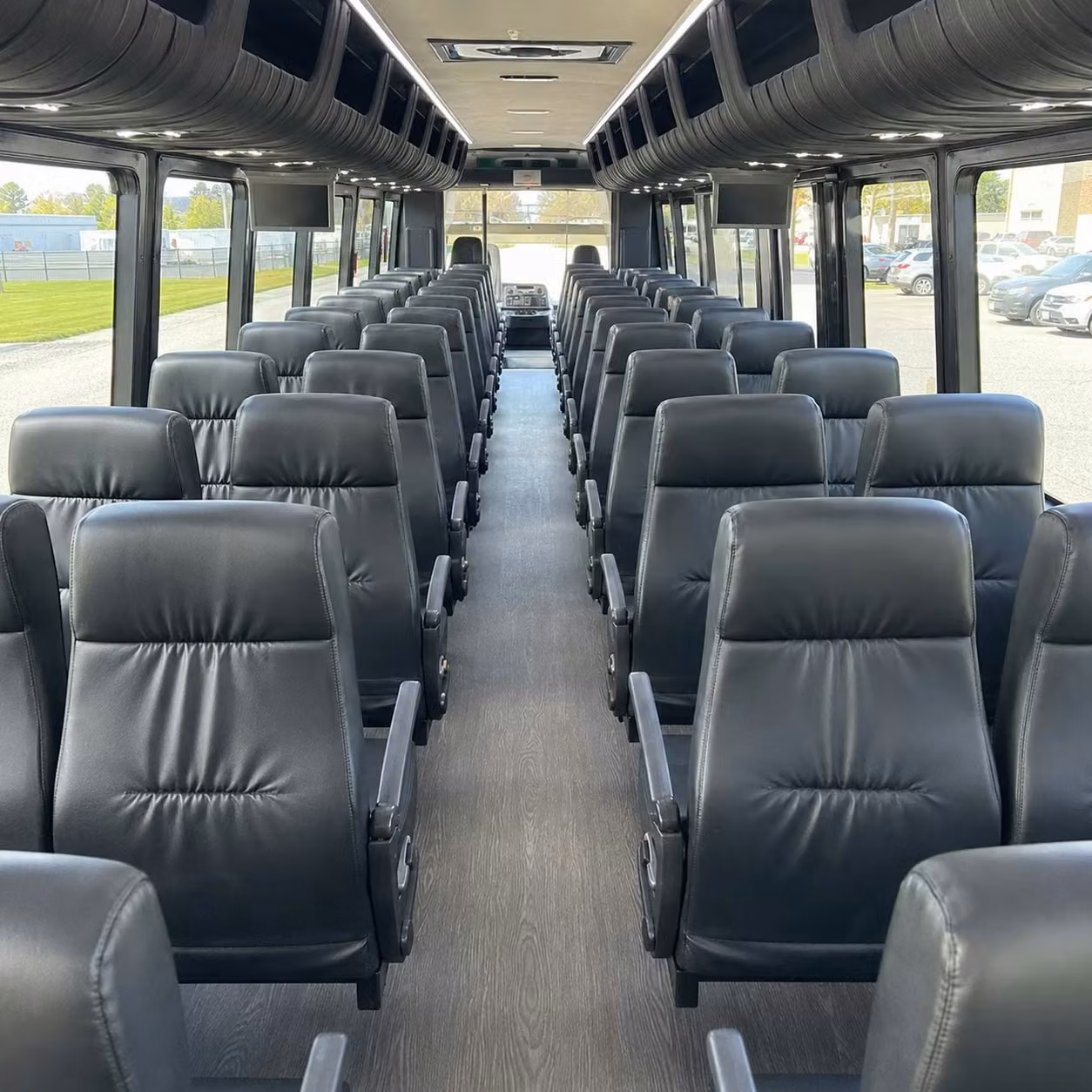 28 passenger minibus inside