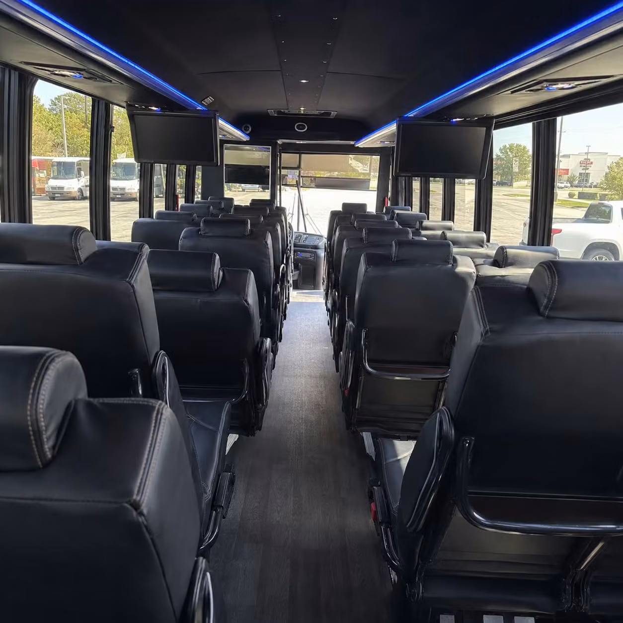 30 passenger minibus inside