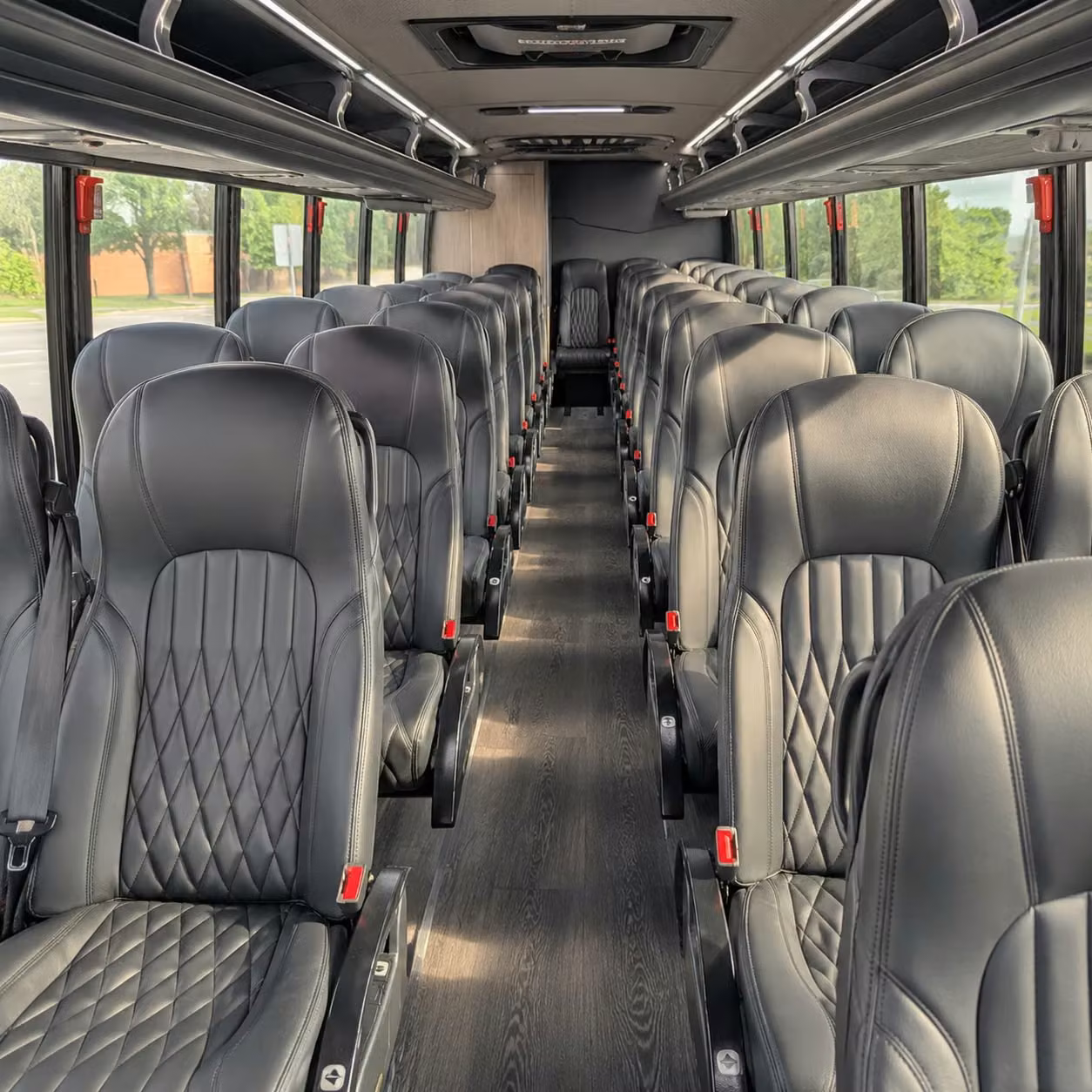 30 passenger minibus interior