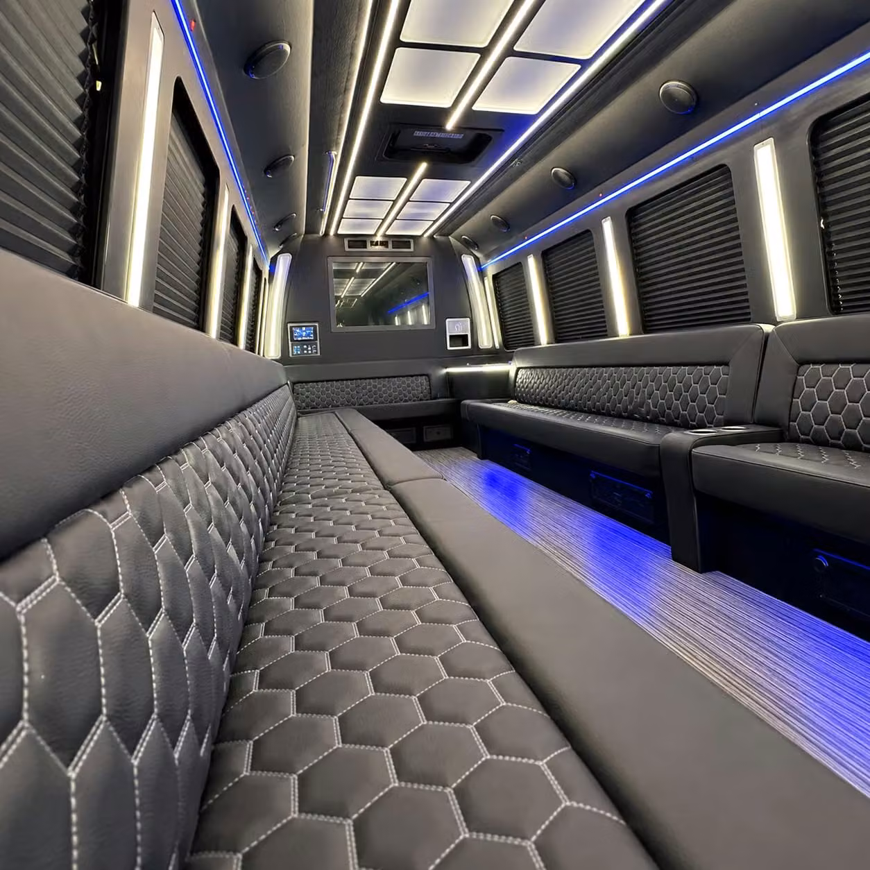miramar prom party buses arrive at your venue like you own the night