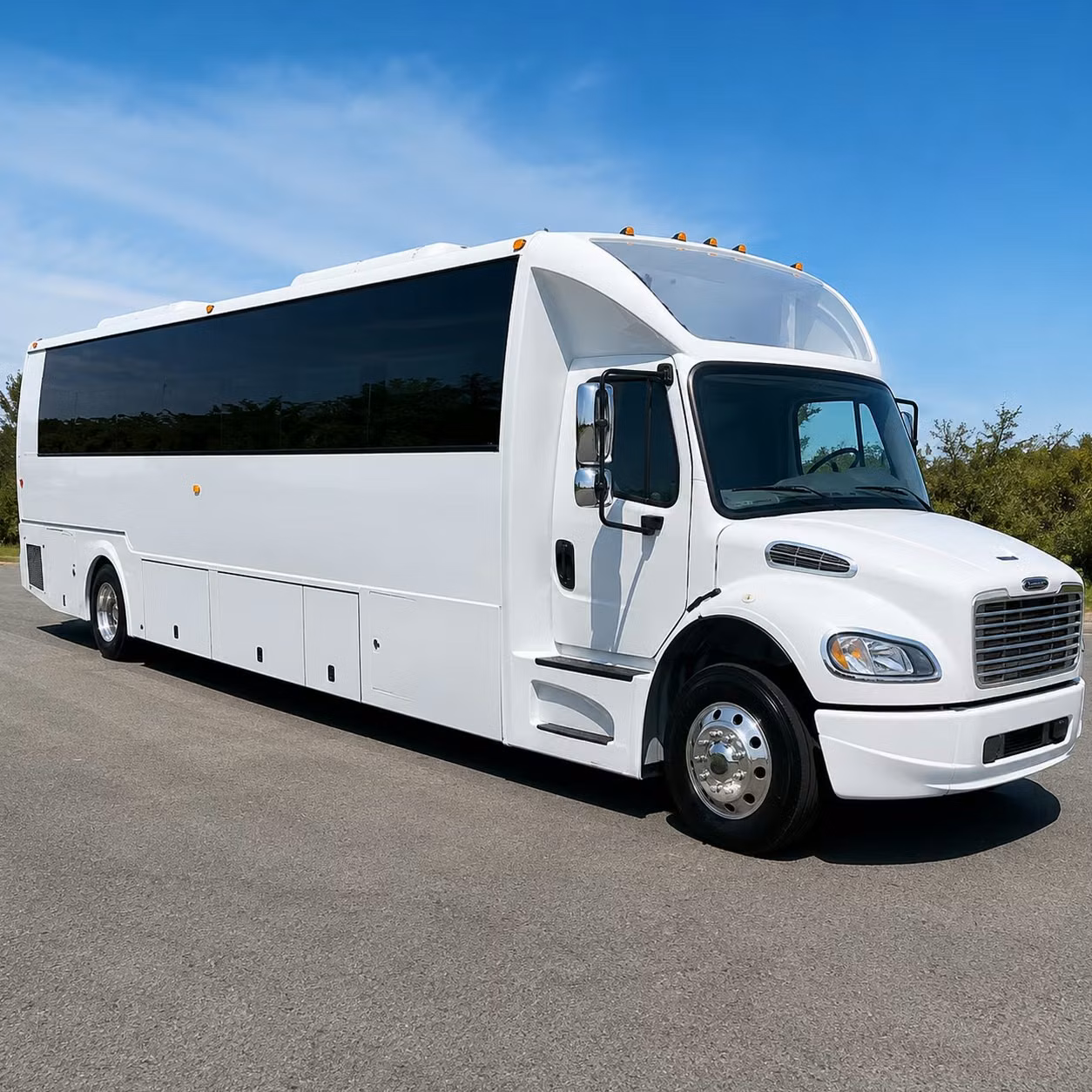 one party bus handles your whole group for kaseya center shows