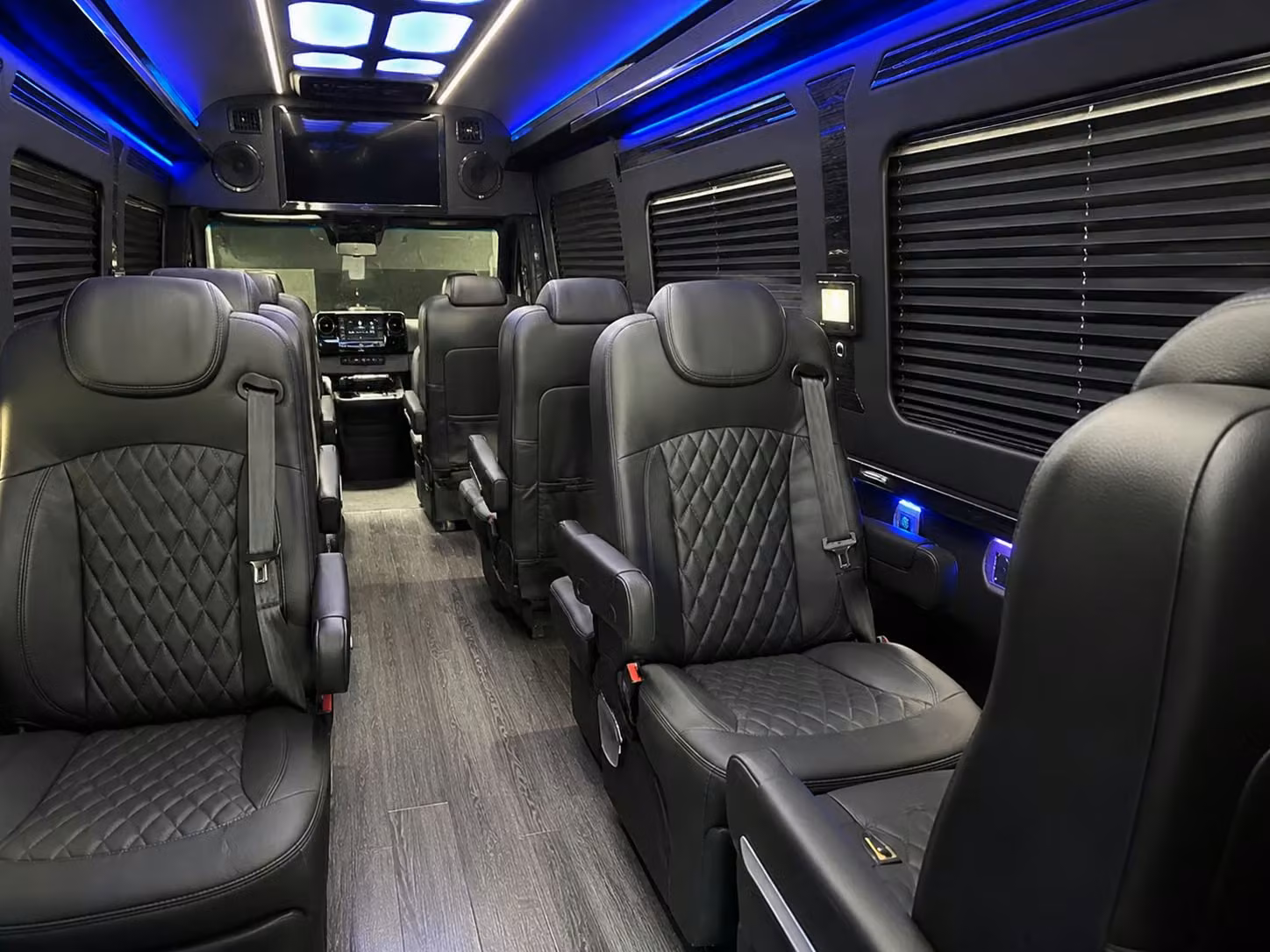 sprinter van with driver interior